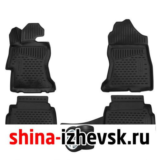 Коврик Autofamily коврики 3D в салон для SUBARU XV, 2017- , 4 шт. ) в Ижевске
